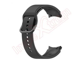 Correa de silicona negra tamaño S para reloj inteligente Samsung Galaxy Watch5 44mm, SM-R915F
